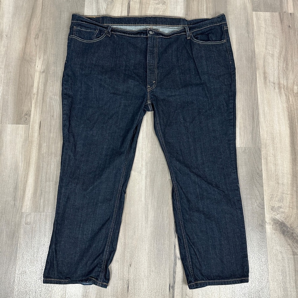 Levi's 541 Athletic Taper Jeans Men's 52x30 Dark Wash Indigo Blue Big Tall
